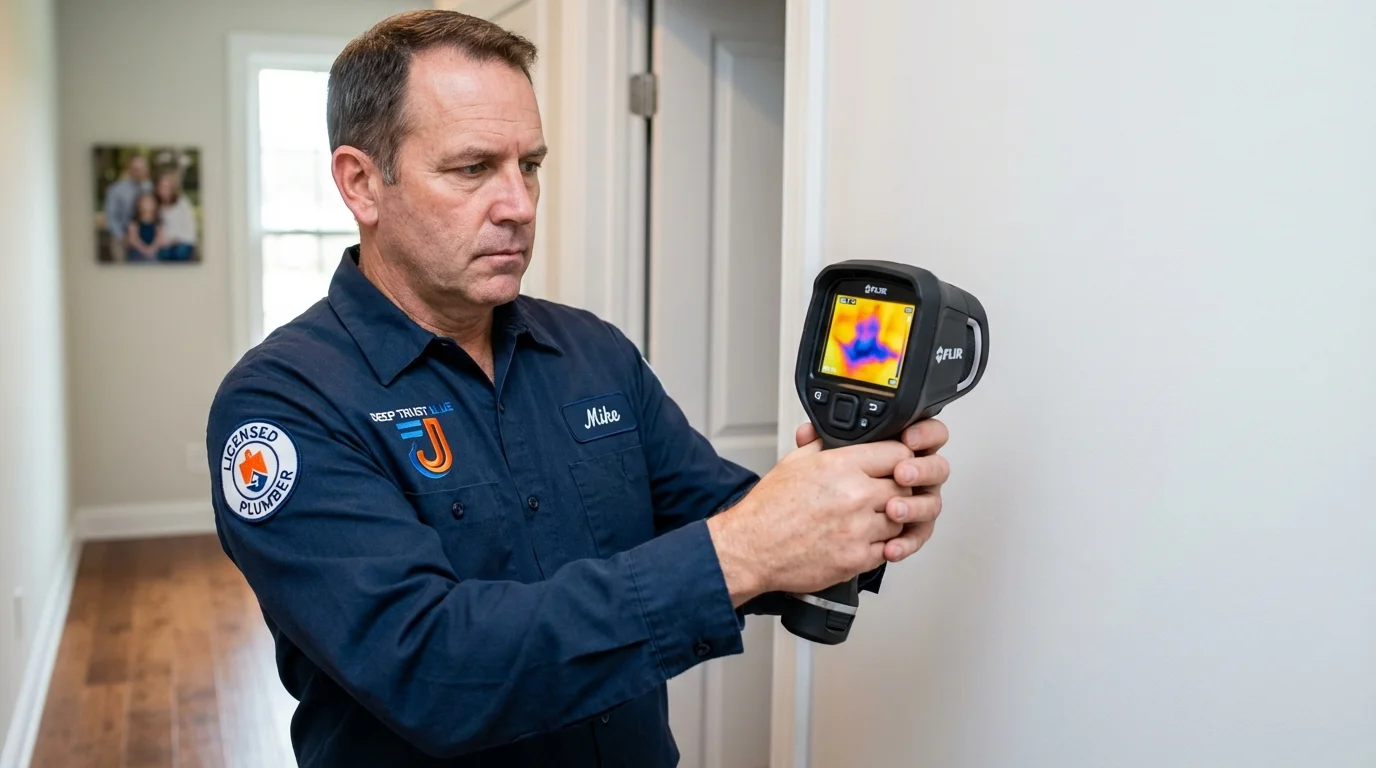 Thermal imaging leak detection by Johns Plumbing LLC in Trussville